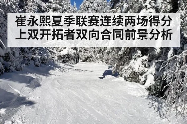 崔永熙夏季联赛连续两场得分上双开拓者双向合同前景分析